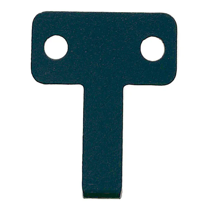 Kumimoku デザインメッシュネット用 壁掛けパーツ マットブラック 2個入り