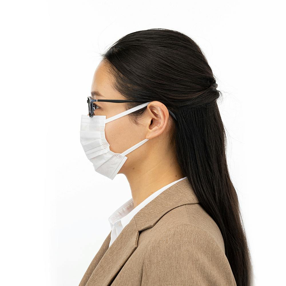めがねが曇りにくい不織布マスク 小さめ 個包装 30枚 | マスク 通販