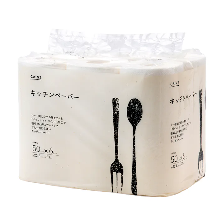 カインズ キッチンペーパー 50カット×6ロール(販売終了)