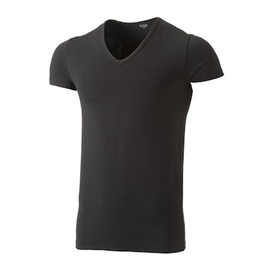 スピードドライ 冷感インナーTシャツ V首 ブラック M