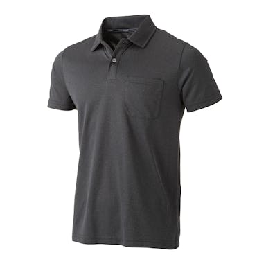 スピードドライ ワークポロシャツ 半袖 杢ブラック M(販売終了)