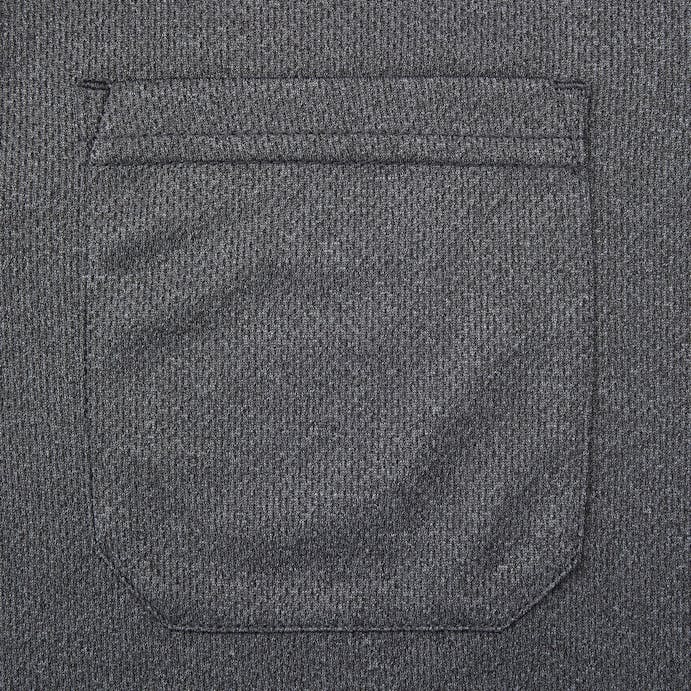 スピードドライ ワークポロシャツ 半袖 杢ブラック LL(販売終了)