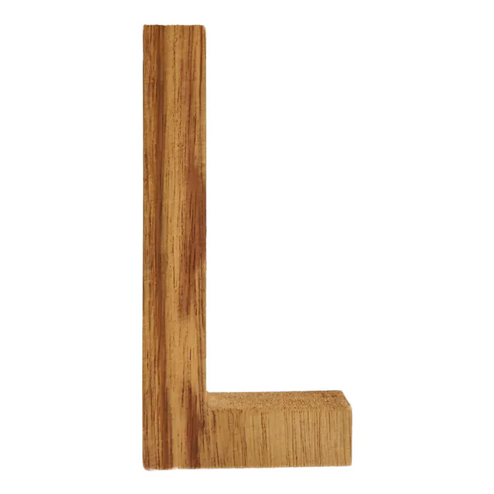 立てても置ける 切文字 L