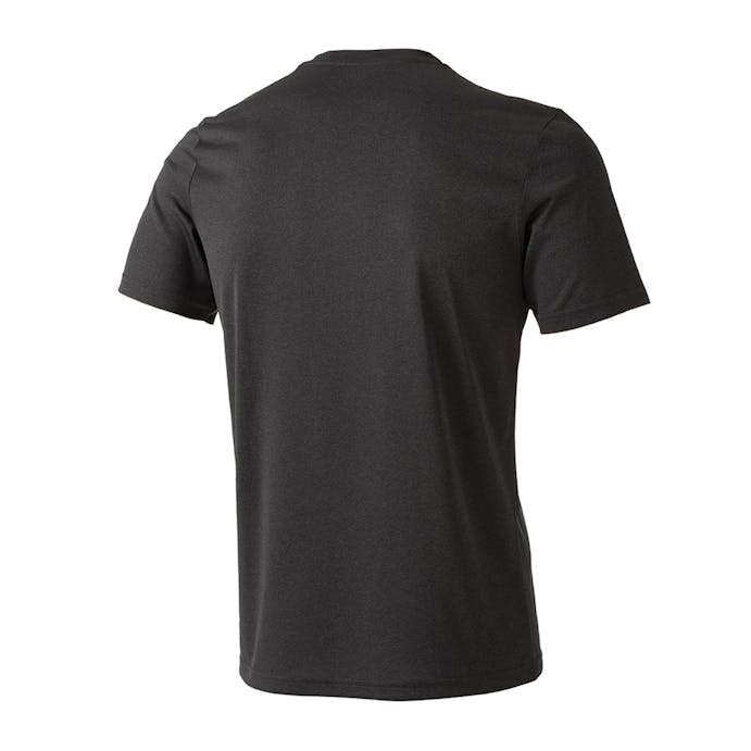 接触冷感Tシャツ 半袖 杢ブラック M