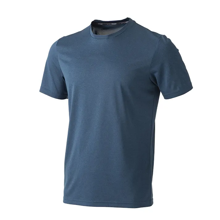 スピードドライ 接触冷感Tシャツ半袖 杢ライトブルー L(販売終了)