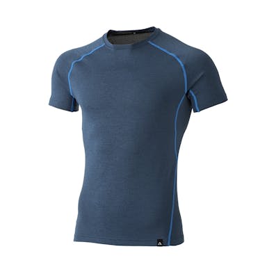 アクティブ肌さらTシャツ半袖 杢ライトブルーM(販売終了)