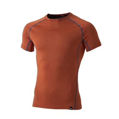 アクティブ肌さらTシャツ 半袖 杢オレンジ M(販売終了)