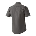 HARD WEARING 軽量ストレッチワークシャツ 半袖 チャコール 3L