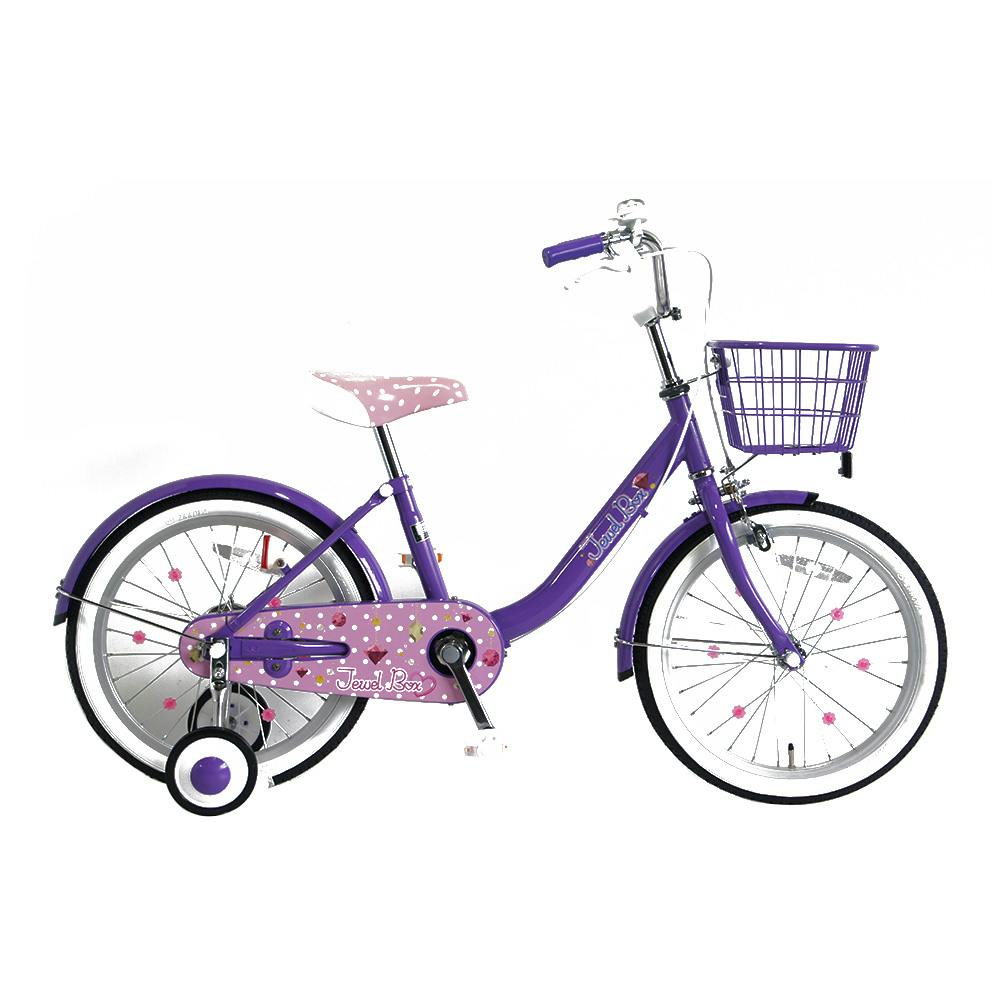 自転車】幼児車 ジュエルボックス Jewel Box6 18インチ パープル