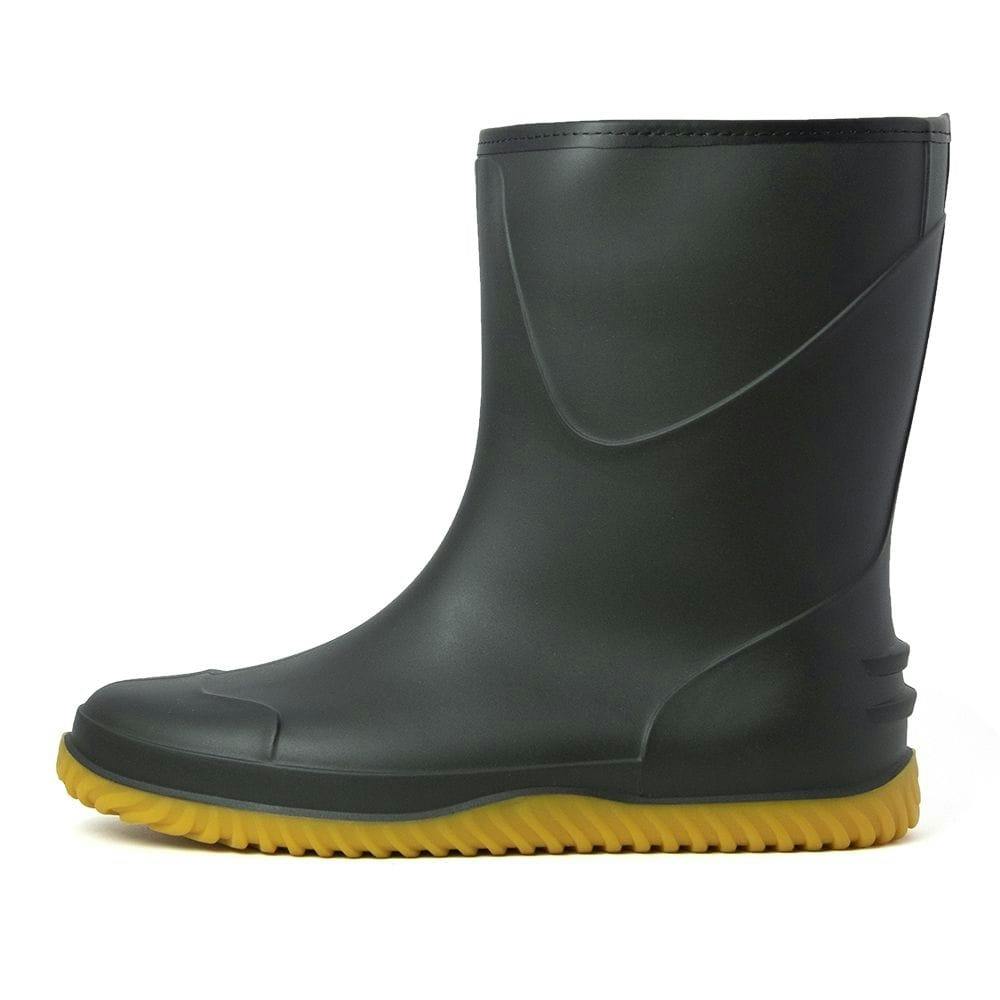 アクティブパッカブル防水ブーツ ショート ブラック SS | 作業着・作業