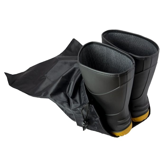 アクティブパッカブル防水ブーツ ショート ブラック 3L