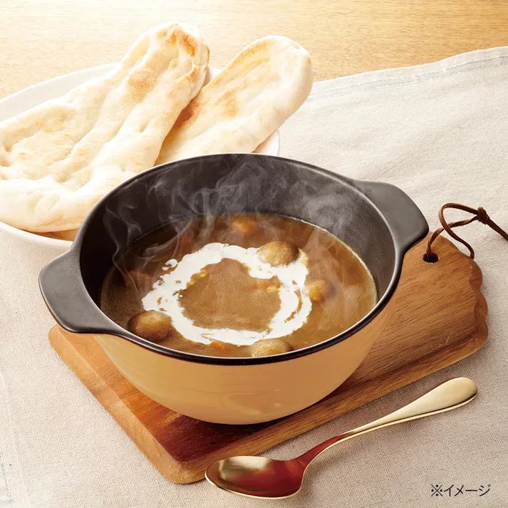 レンジで楽チン カレーポット大 オレンジ(販売終了)