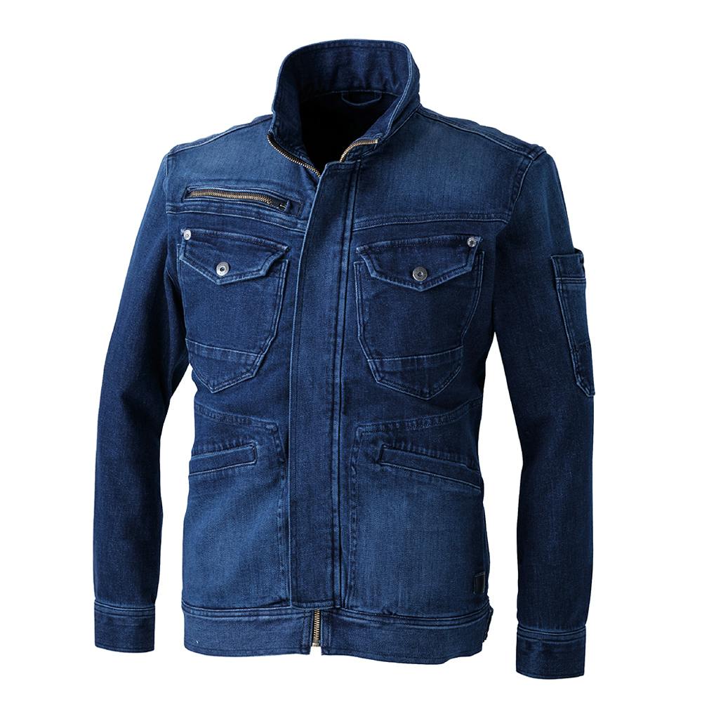 デニム作業ブルゾン M | 作業着・作業服・安全靴 通販