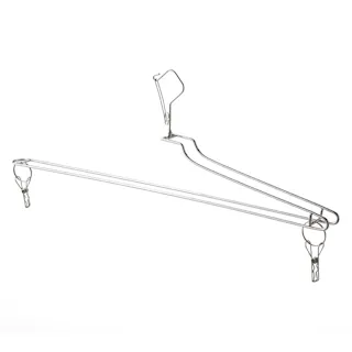 乾きやすいステンレスバスタオルハンガー