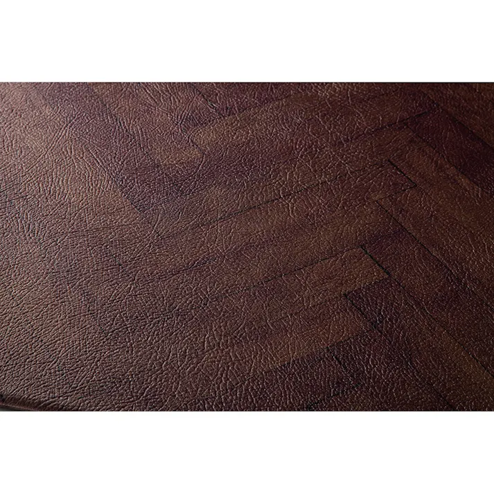 シートで拭ける耳長トイレマット ヘリンボーン