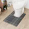 シートで拭ける耳長トイレマット チェック(販売終了)