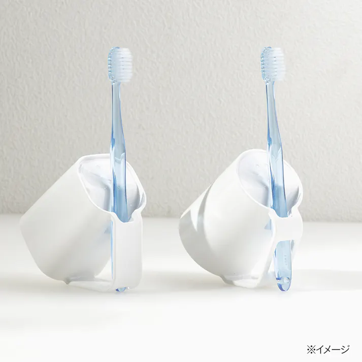 カインズ 抗菌 歯ブラシスタンドコップ 丸型 ホワイト