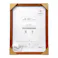 軽くて割れにくい賞状額 木製風 A3