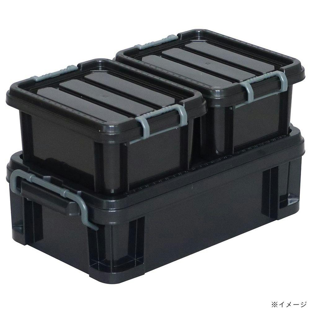 カインズ フタ付ハードコンテナ #1.5 ブラック | 作業工具・作業用品