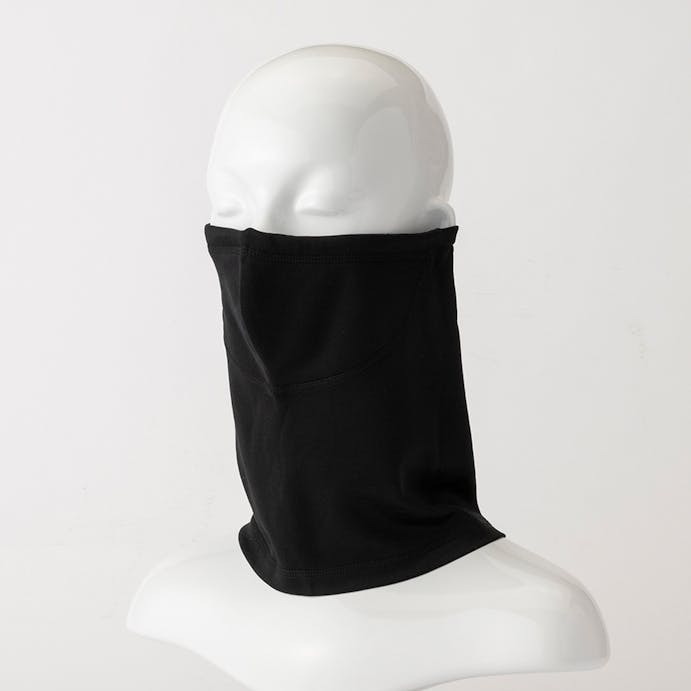 抗菌防臭 首まで隠れるフェイスマスク ブラック(販売終了)