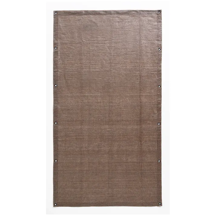 ベランダ用サンシェード ブラウン 横180cm 縦100cm 遮光 UVカット 遮熱 通気性 日除け 目隠し