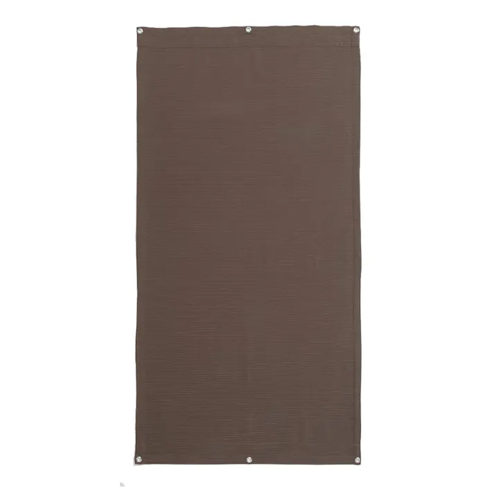 日射しと熱を遮るサンセイルタープ 葵マーブル ブラウン 横100cm 縦200cm 遮光率99.99% UVカット 遮熱 日除け 目隠し