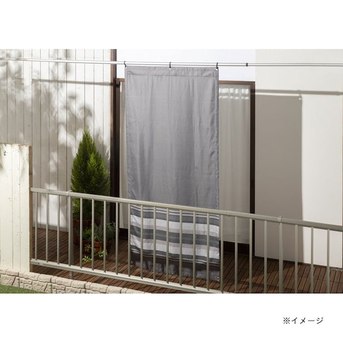 日よけ 陽射しと熱を遮るサンセイルタープ ブラウグレー 100×200cm(販売終了)