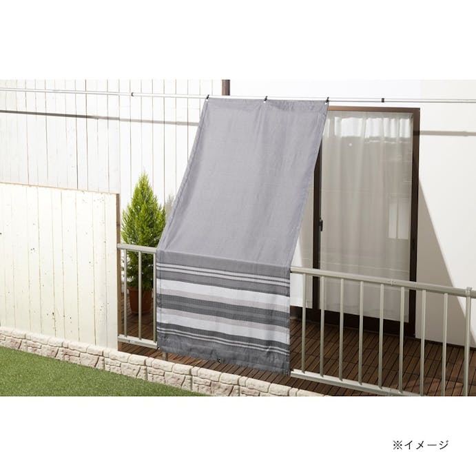 日よけ 陽射しと熱を遮るサンセイルタープ ブラウグレー 100×200cm(販売終了)