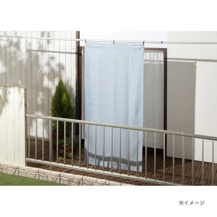 日除け 汚れに強いサンセイルタープ ヒッコリー ブルー 150×200cm 遮光率:97.35% UVカット率:94.7% 遮熱:42.7%(販売終了)