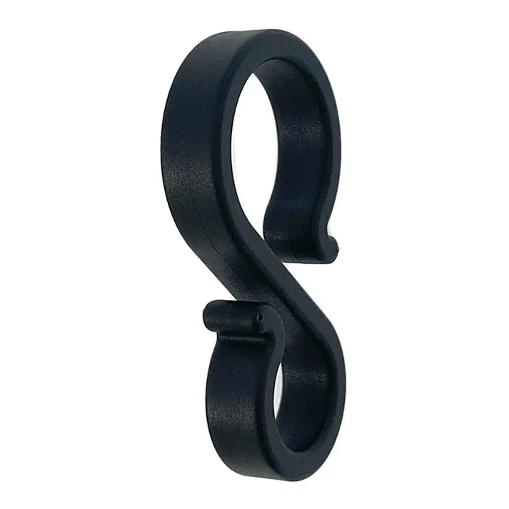 物干し竿に掛けられるフック 4個入 すだれ用 タープ用 サンシェード用 耐荷重2kg 物干し竿に取付 日除け