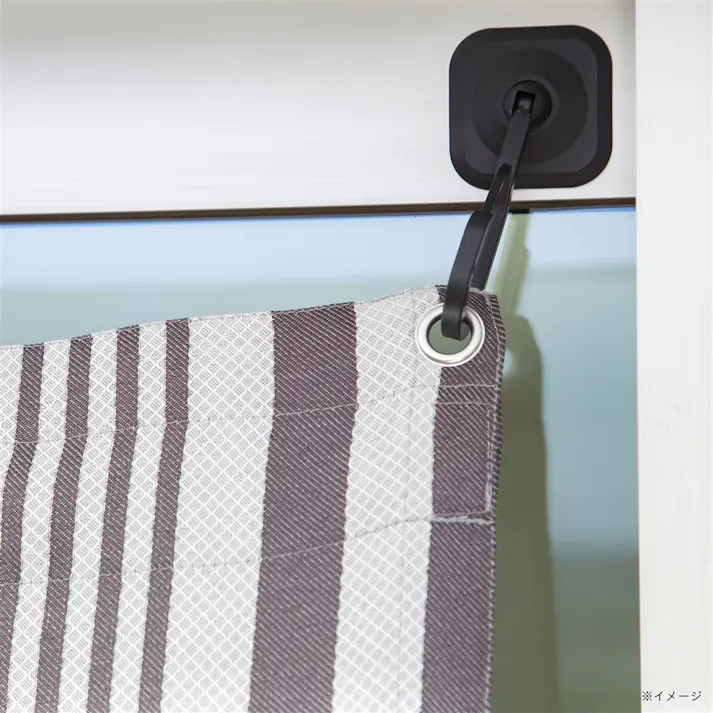 外れにくいフック 両面テープ 2個入 すだれ用 タープ用 サンシェード用 耐荷重3kg 平竹 丸竹 ハトメ 日除け