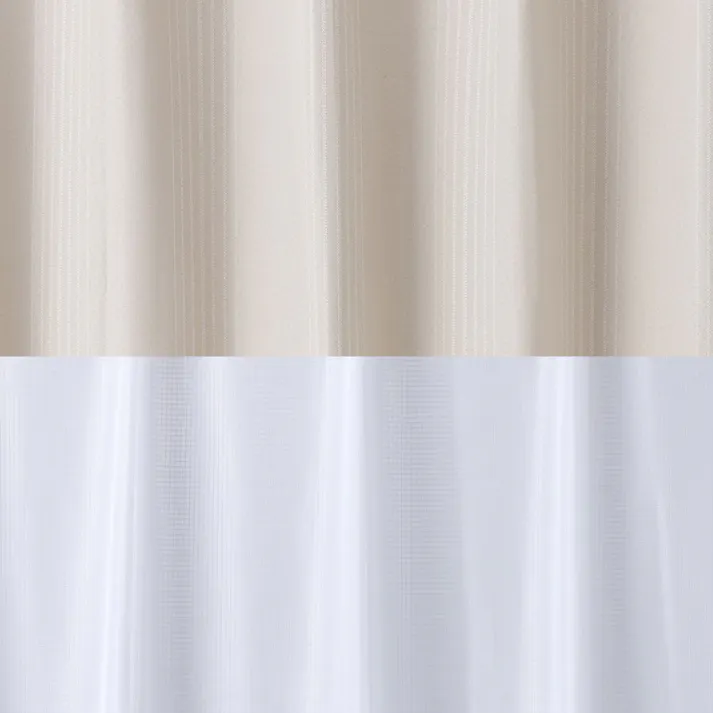 汚れがつきにくい カーテンライト 100×210cm 4枚組セットカーテン