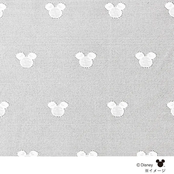 フリーカットカーテン ミッキーレース 200×150cm