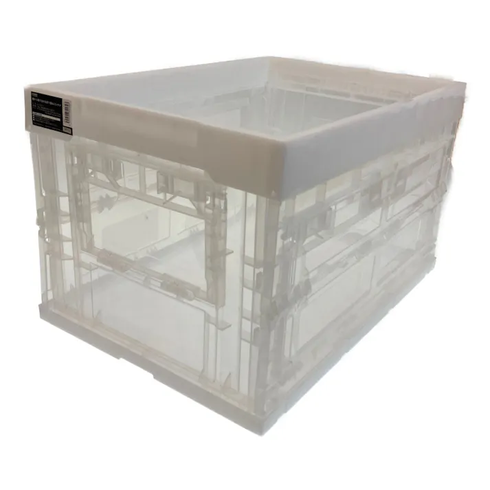 カインズ 横から取り出せる折り畳みコンテナ クリア