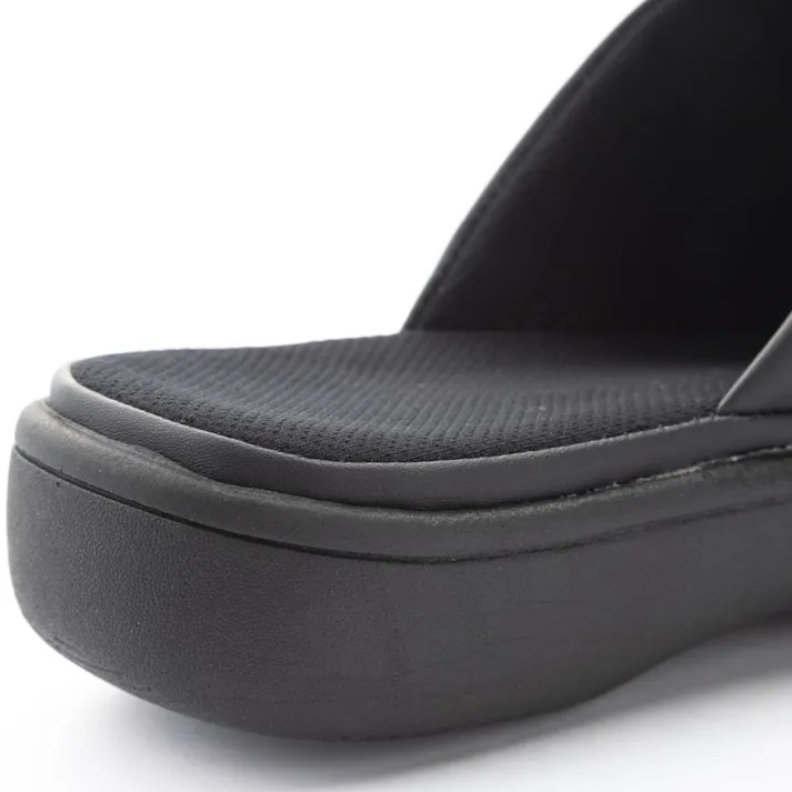 抗菌防臭軽量クッションソールサンダル ブラック L