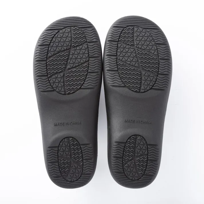 抗菌防臭軽量クッションソールサンダル ブラック L