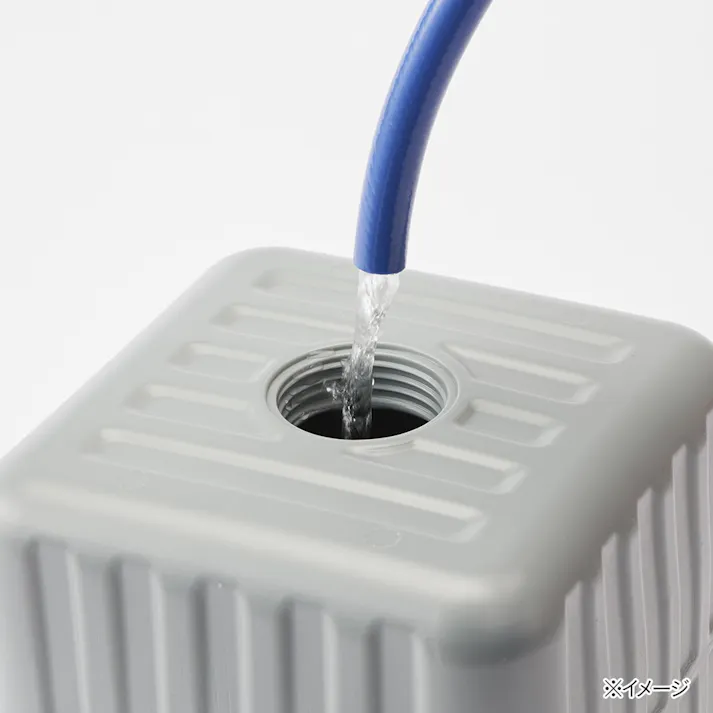 サンセイルウェイトケース グレー 5kg 幅奥行高さ18.5cm 容量5L カラビナ・ロープ固定フック付