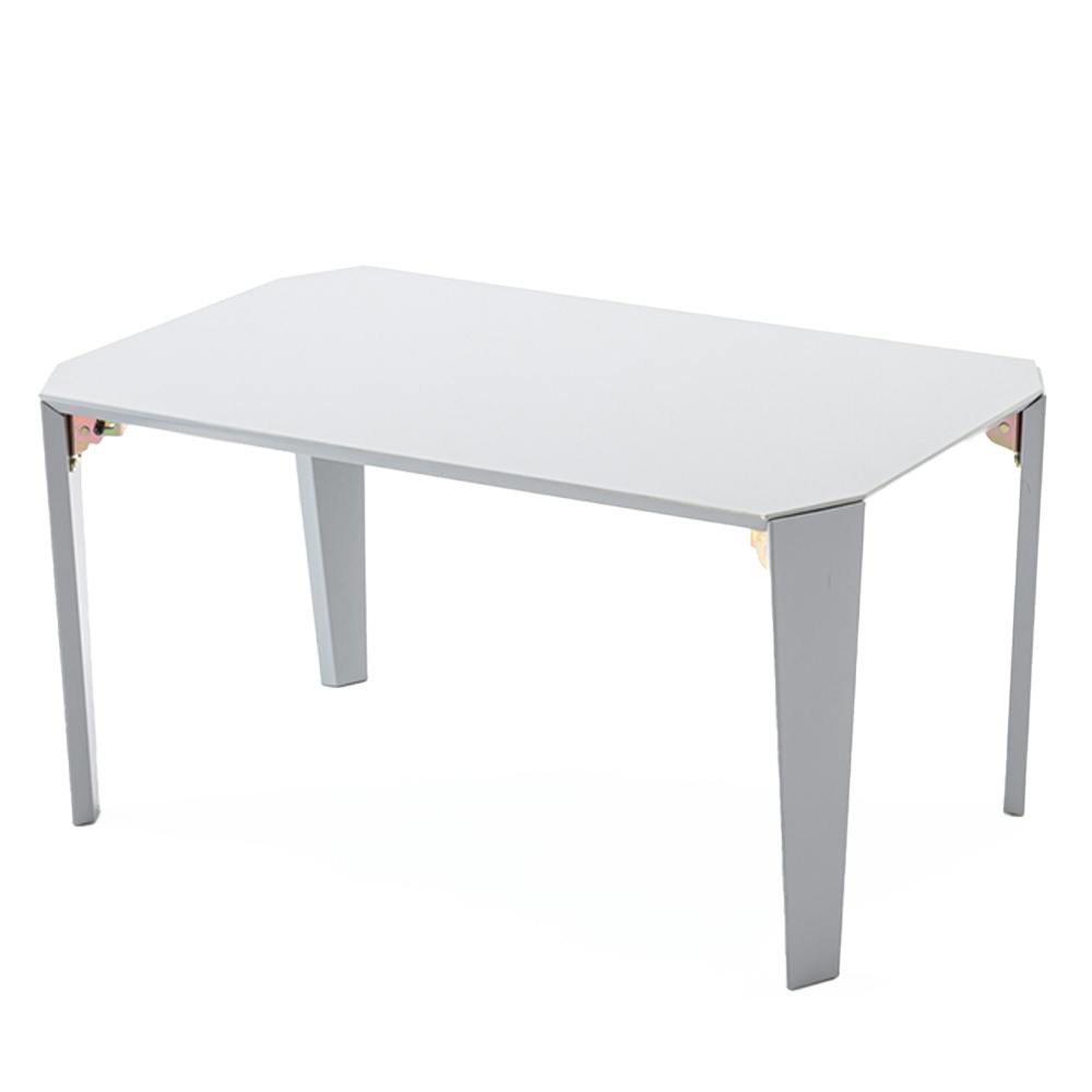 折りたたみテーブル グレー 75×50cm T7 | テーブル・机