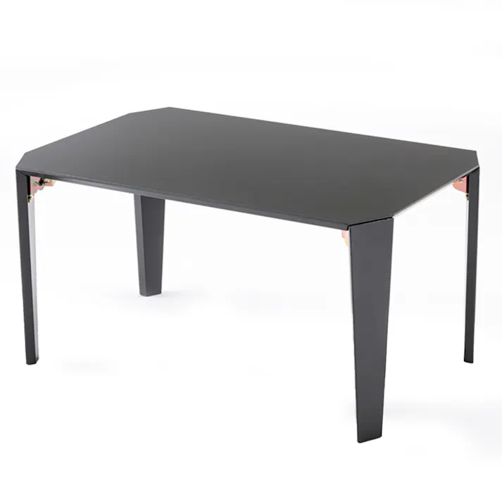 折りたたみテーブル ダークグレー 75×50cm T8