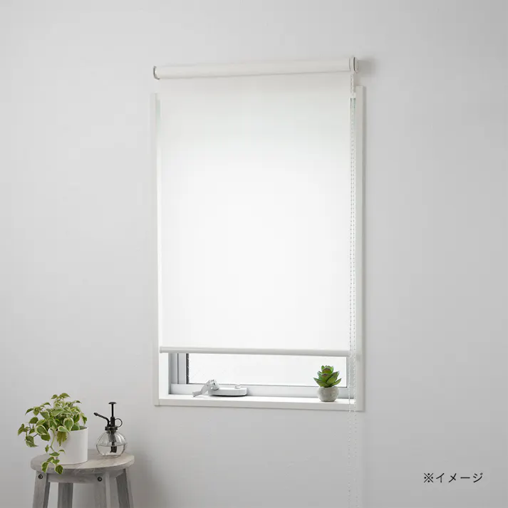 汚れが取りやすく透けないロールスクリーン チェーン式 60×180cm