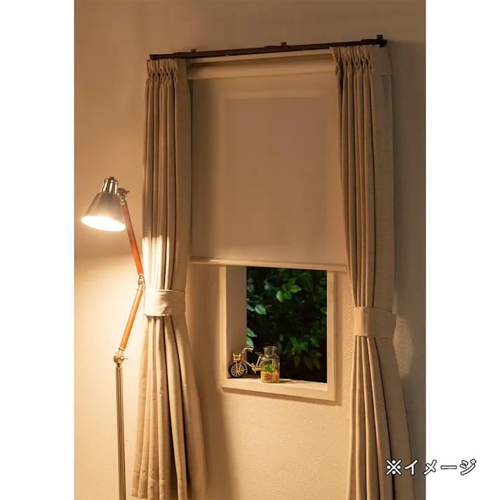 汚れが取りやすく透けないロールスクリーン チェーン式 90×220cm