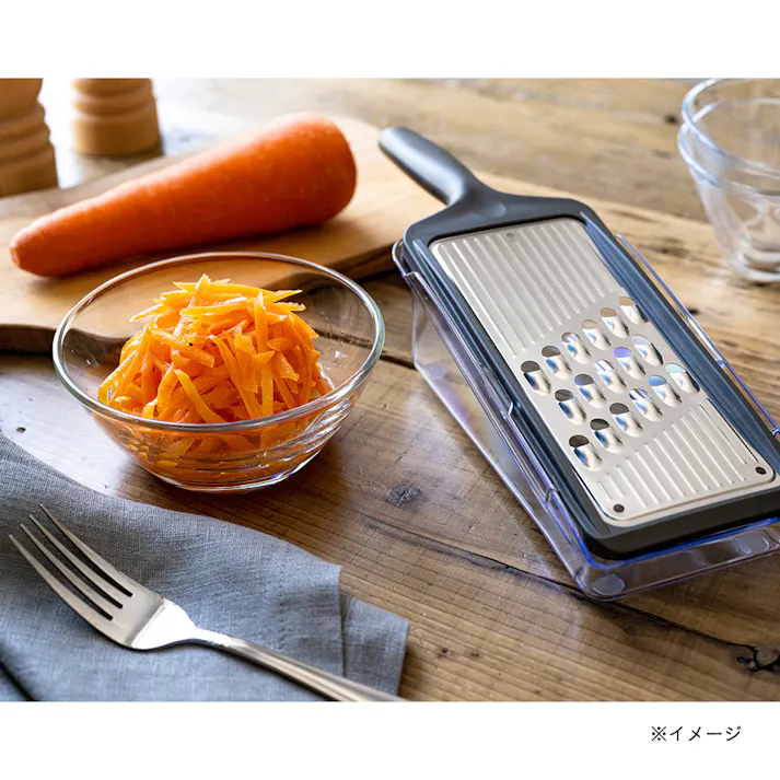 もちやすい太千切しりしり器 容器付き