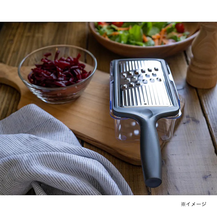 もちやすい太千切しりしり器 容器付き