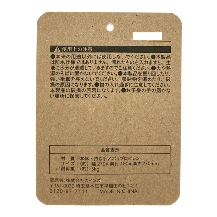 カインズバッグ S AIRMAIL