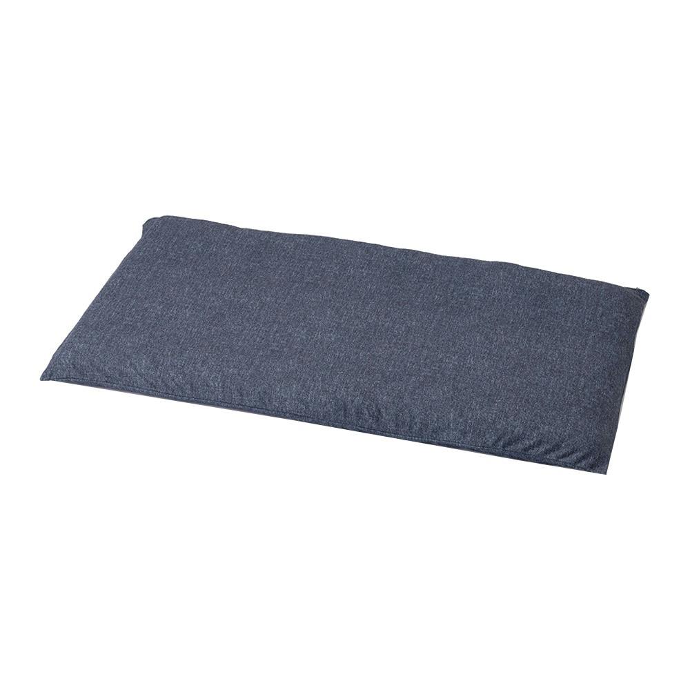 ロングフロアクッションカバー ネイビー 68×120cm※カバーのみ (販売