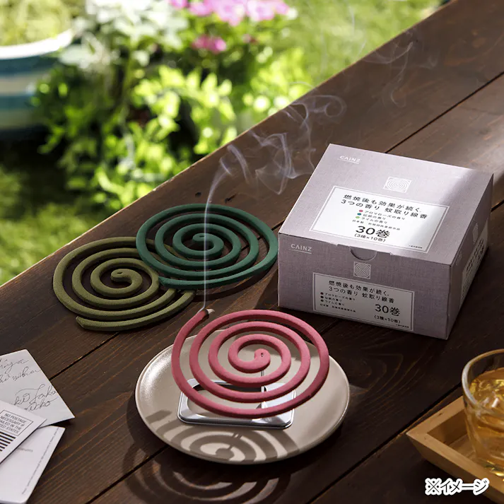 CAINZ 蚊取り線香 3つの香りA 30巻 箱入