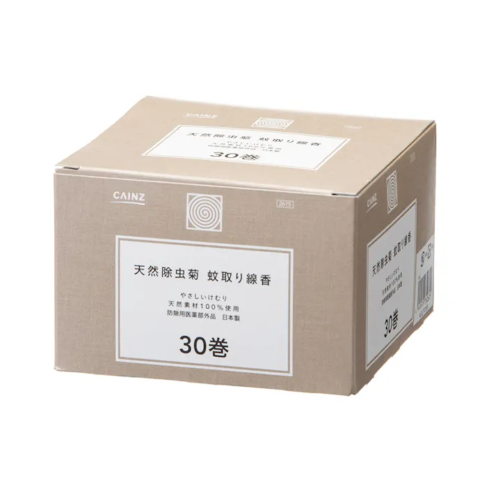 CAINZ 天然除虫菊 蚊取り線香 30巻 箱入