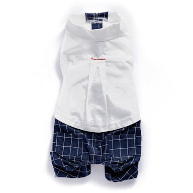 ズボン付シャツ ホワイト SDサイズ ペット服(犬の服)(販売終了)