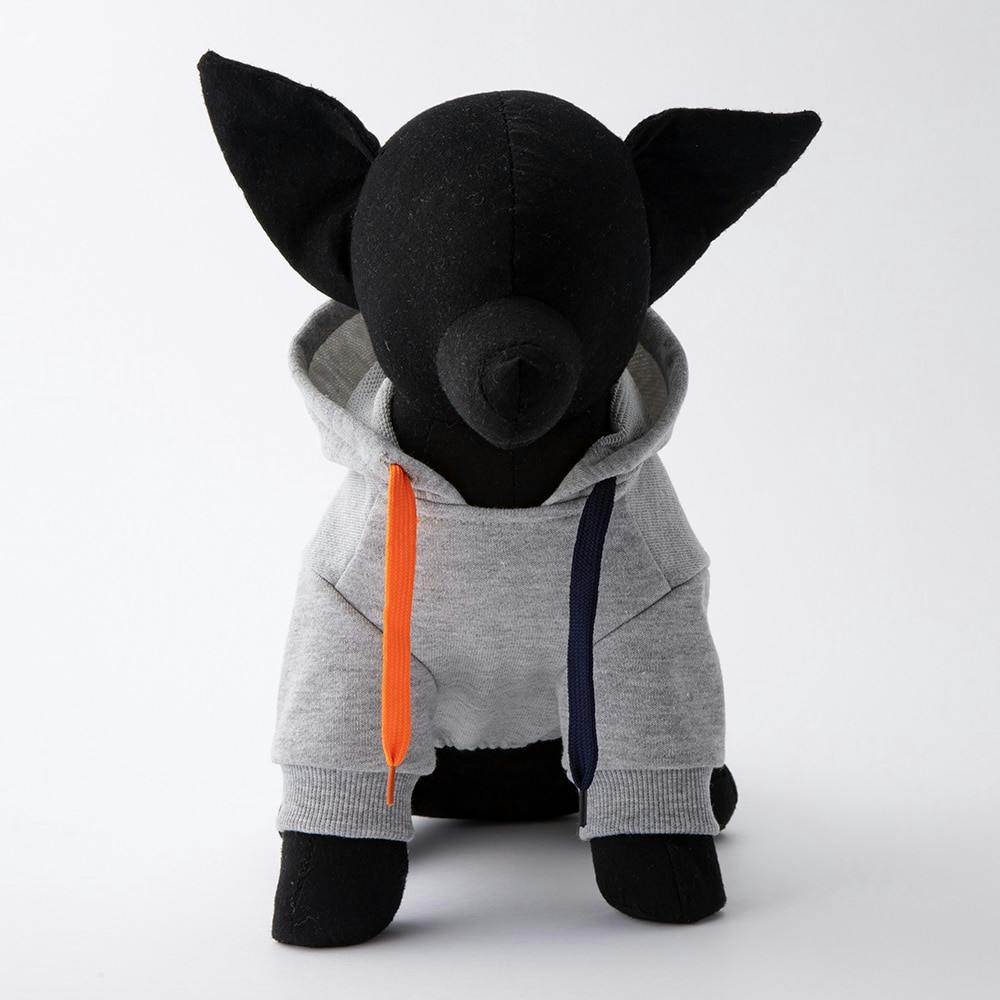 パーカー グレー MDサイズ ペット服(犬の服)(販売終了) | ペット用品
