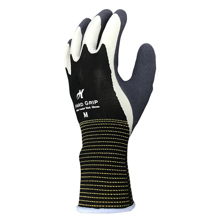 土が入りにくいゴム背抜き手袋 M